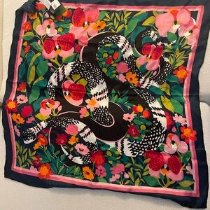 Kate Spade Garden Snake Silk Scarf